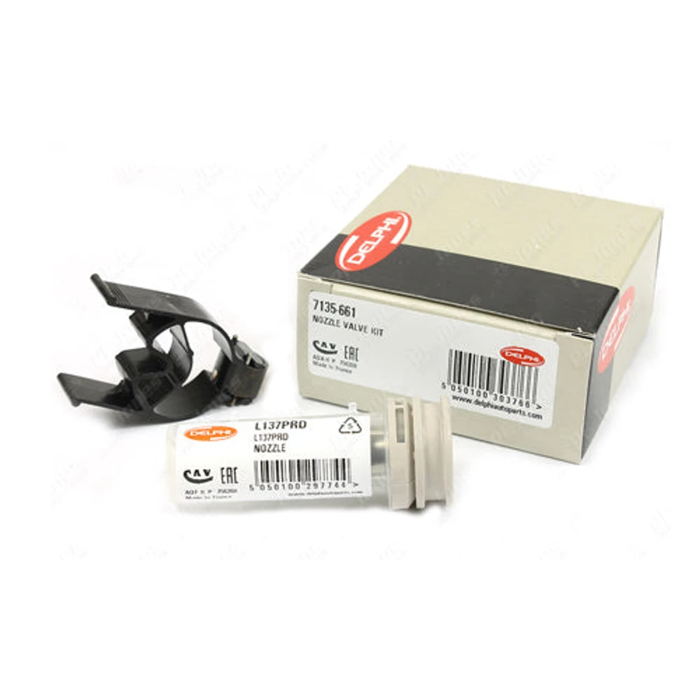 Tobera Kit Tobera + Válvula Control Inyector Delphi EJBR02901D/EJBR03701D 7135-661 - Imagen 1